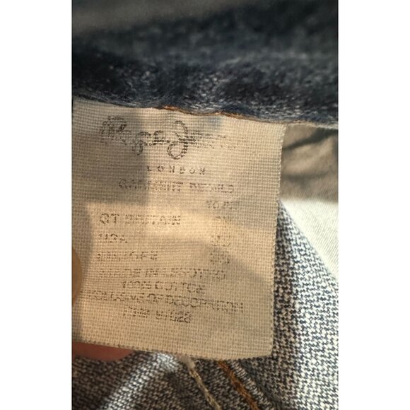 Men's 38‎ Vintage Pepe Jeans Baggy Shorts Light Wash Blue Denim |P1 - Picture 8 of 9